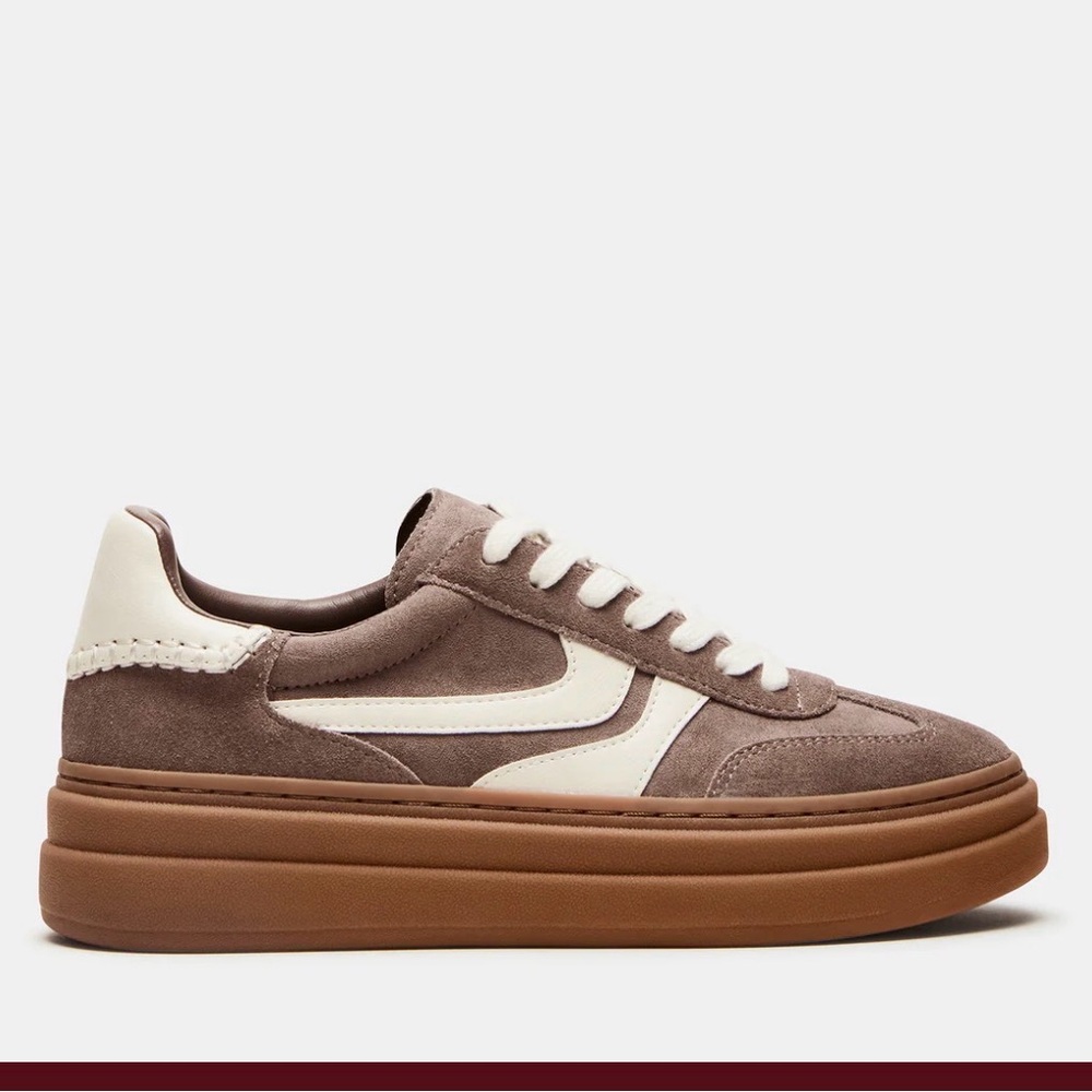 Steve Madden Taupe Multi Dodge Sneakers
